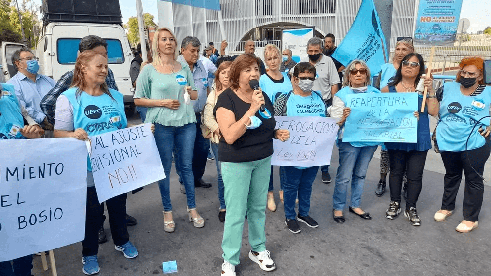 «No nos resignamos a tener la peor jubilación docente del país»