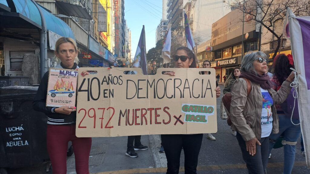 Se realizó en Córdoba la 9na. Marcha contra el Gatillo Fácil