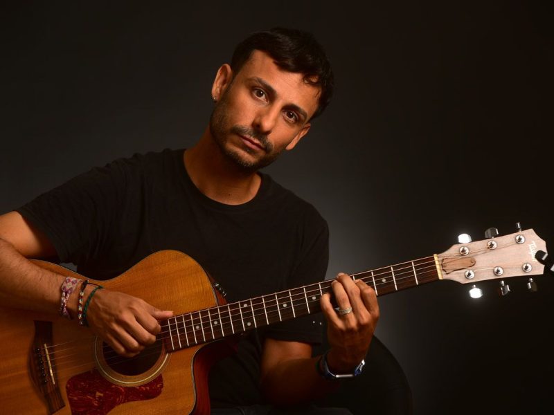 Lucas Heredia, músico, guitarrista, cantautor.  (Nicolás Bravo / La Voz)