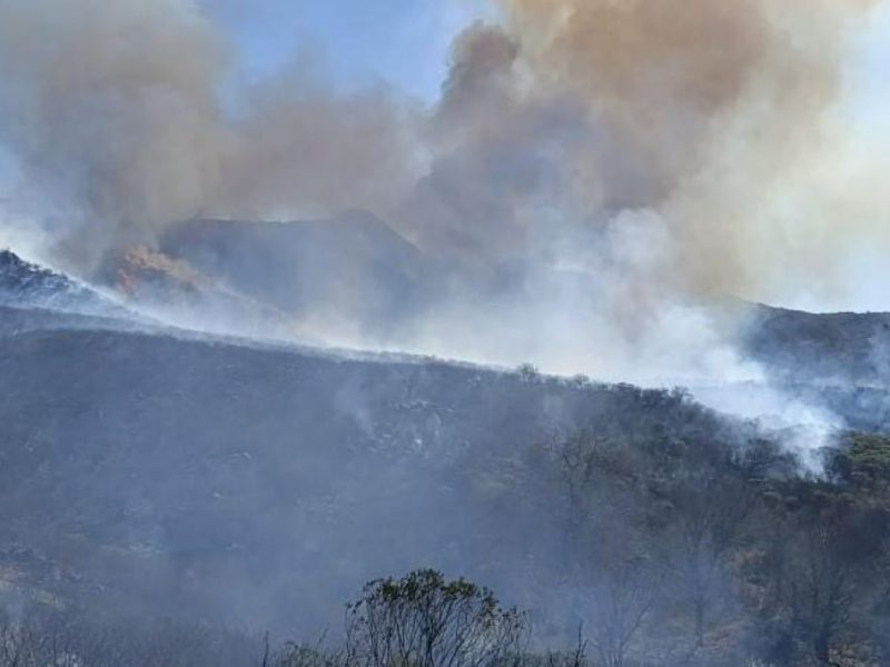 Incendio en La Calera