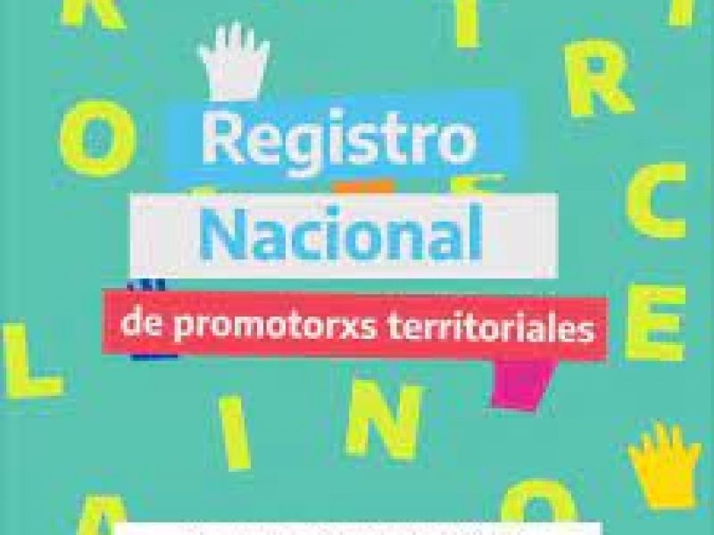 Registro Nacional de promotorxs territoriales