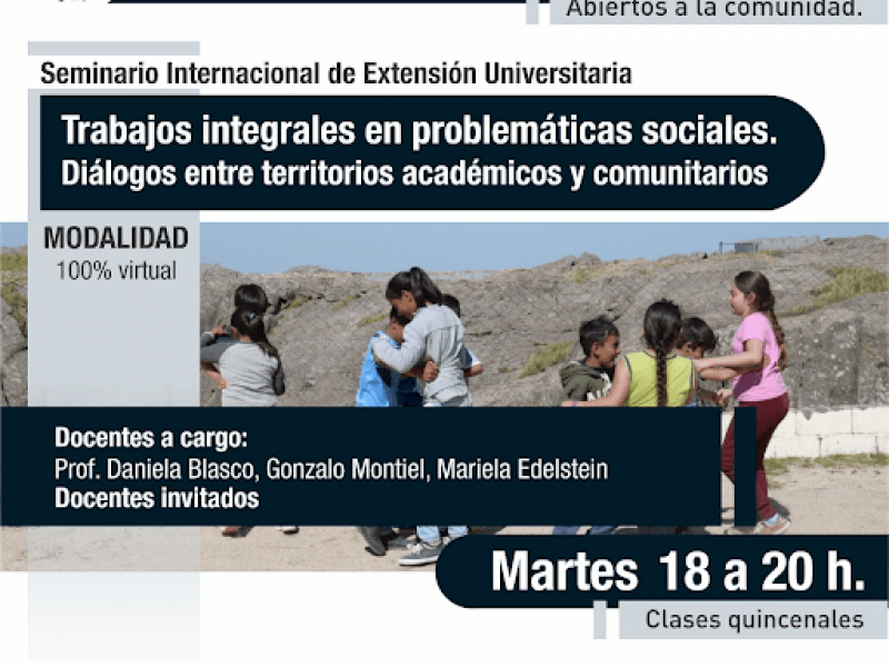 Seminario internacional de trabajos integrales