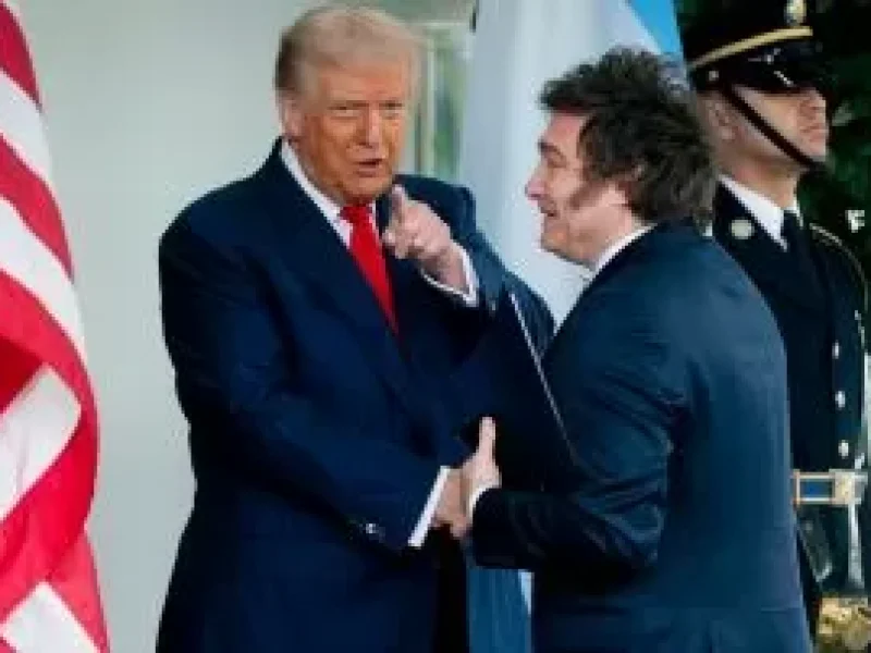 Trum y Milei