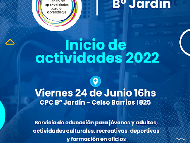 cpc barrio jardín actividades 2022