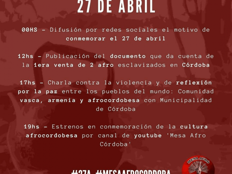día de la cultura afrocordobesa