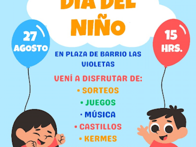 día de las infancias las violetas