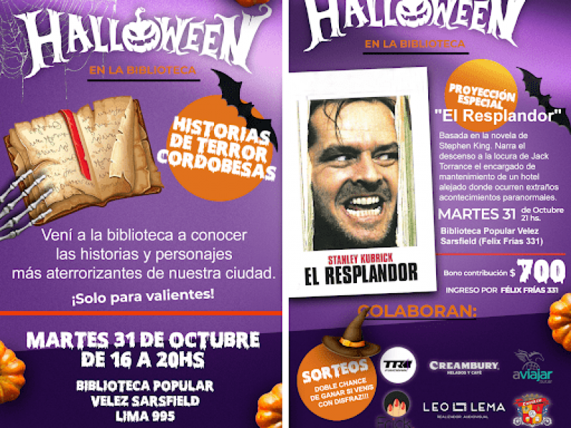 hallowen biblioteca