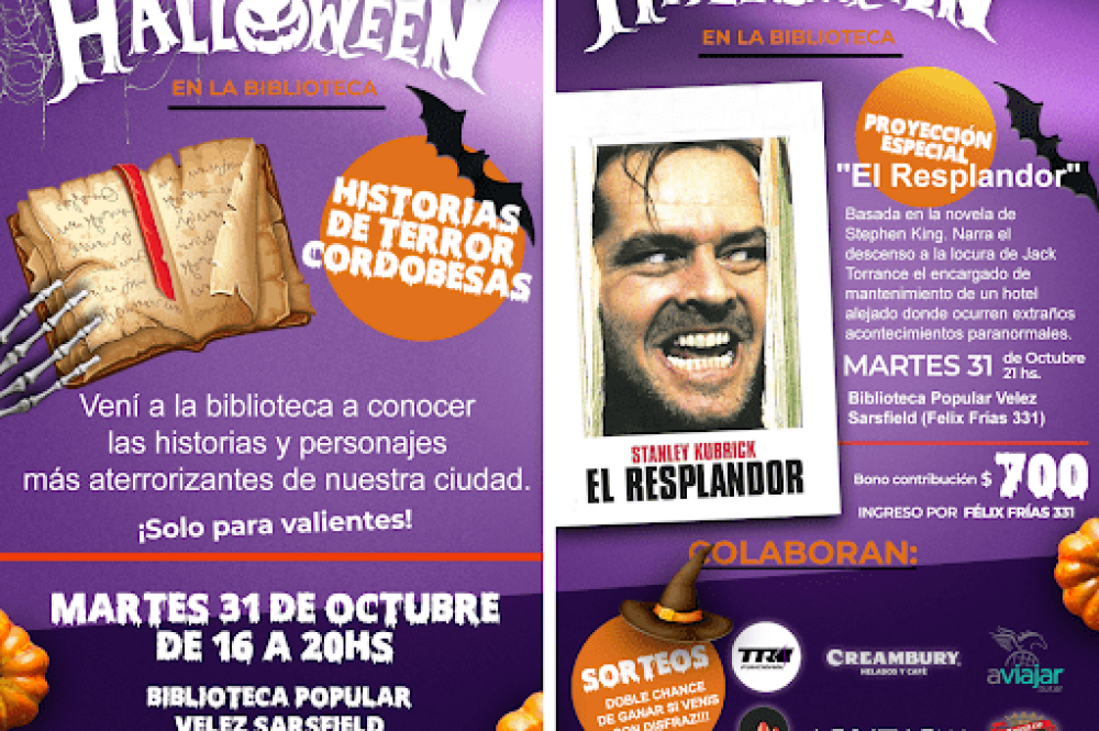 hallowen biblioteca