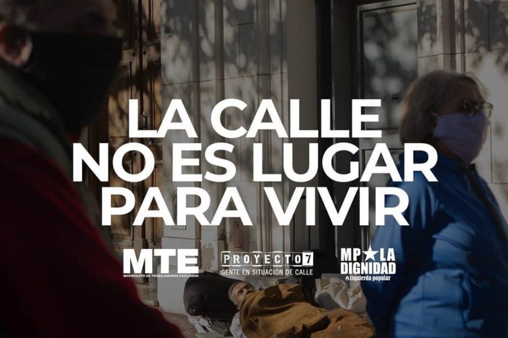 la calle no es lugar para vivir