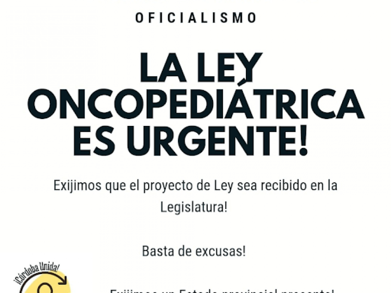 ley oncopediatrica