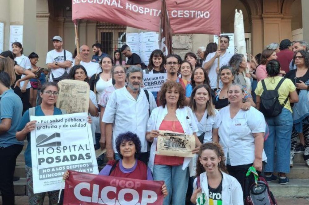 masivo abrazo hospital bonaparte