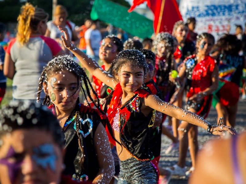 Carnavales de barrio Guemes, Observatrio y Cupani, durante los Carnavales Barriales de la Ciudad de Córdoba.
Barrio Cupani, Córdoba. Foto: Sebastián Salguero