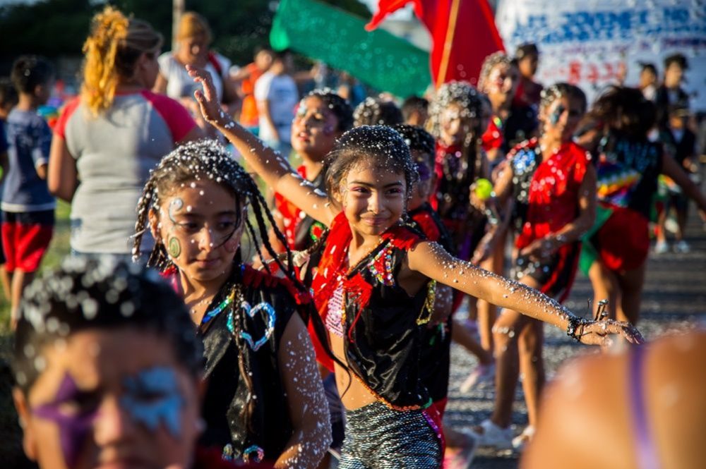 Carnavales de barrio Guemes, Observatrio y Cupani, durante los Carnavales Barriales de la Ciudad de Córdoba.
Barrio Cupani, Córdoba. Foto: Sebastián Salguero