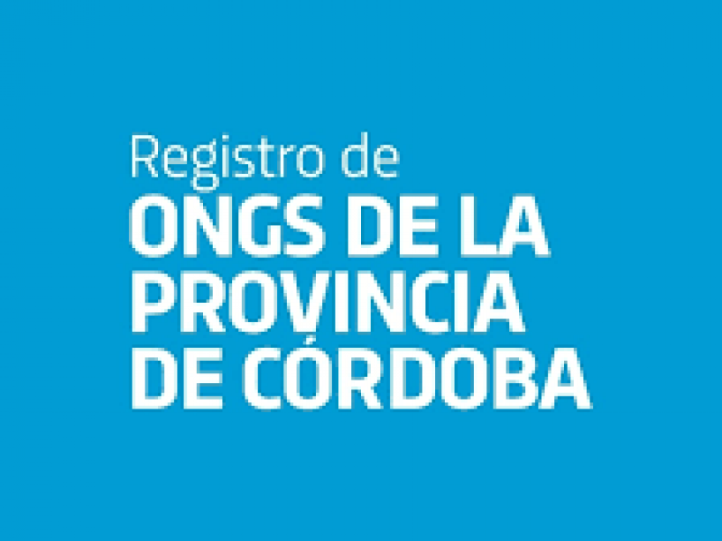 registro de ongs de la provincia de córdoba