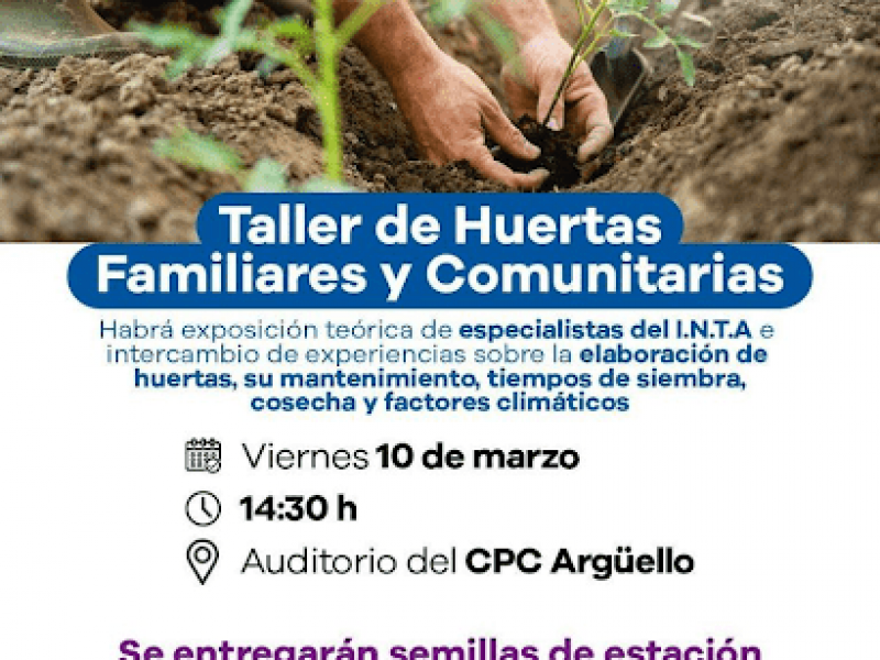 taller de huertas
