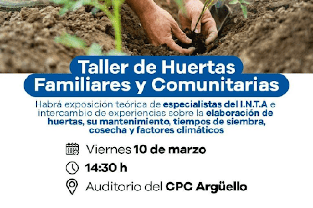 taller de huertas