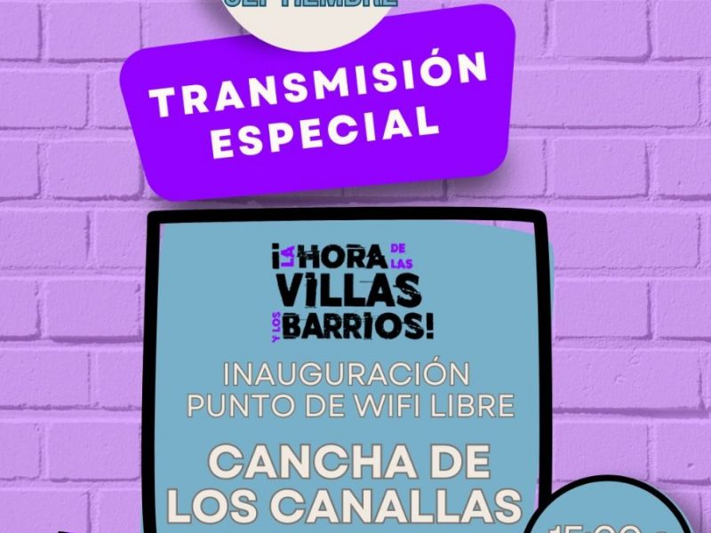 transmision miercoles 6 septiembre